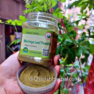 CHERISH HERBAL Moringa Leaf Powder সজনে পাতা গুড়া 100gm 14725835511 cloudshopbd
