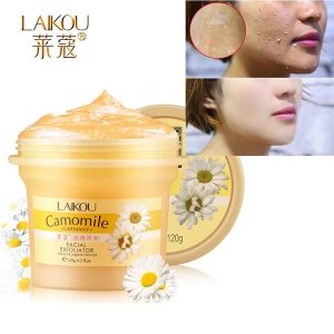 LAIKOU Camomile Facial Scrubs Pure Natural Organic Scrub Gel Facial Body Exfoliating Body Scrub, Skin Lightening