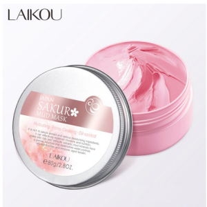 LAIKOU Japan Sakura Clay Mask Mud Korean Face Mask Oil Control Deep Cleansing Whitening Repair Skin Shrink Pores Skin Care Masks price in bangladesh
