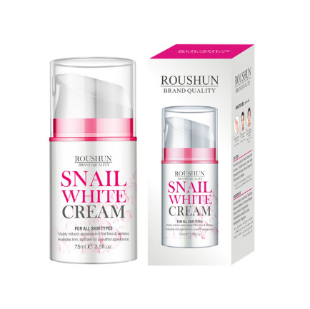 Roushun Day & Night Cream to Smooth Wrinkles,Snail white Cream whitening skin