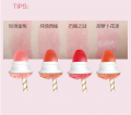 KAXIER 4 Colors Tempture Cute Ice Cream Lipstick Balm for Women Waterproof Long Lasting Sweet Smell Moisturizer Color Lip Balm