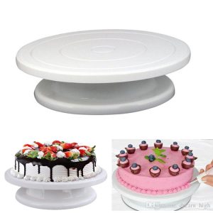 Cake Decorating Turn-table - White