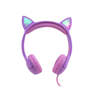 Cute Cat Ears Microphone Headset Cloudshopbd