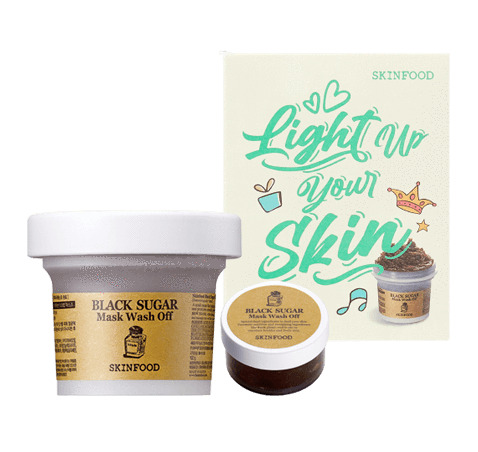 Skinfood Black Sugar Mask Wash Off Set [Limited Edition]- 130g