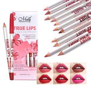 MENOW True Lips 12 Color Lip Liner Pencil Cloud Shop BD