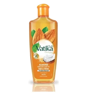 Dabur Vatika Naturals Almond Enriched Hair Oil Softness and Shine 200 ml