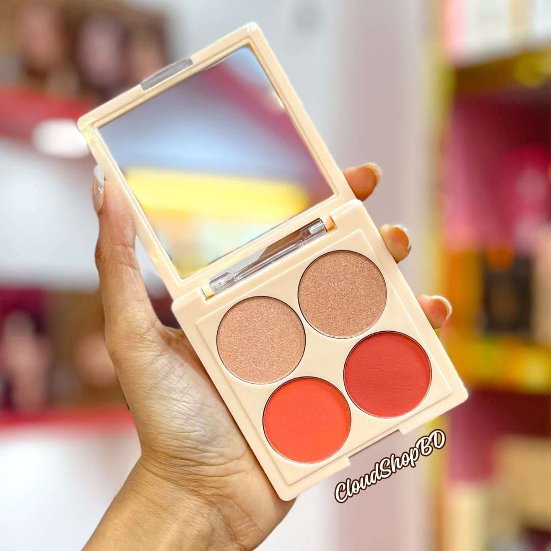 ANYLADY Lovers Eyeshadow Highlighter Blusher Powder 3