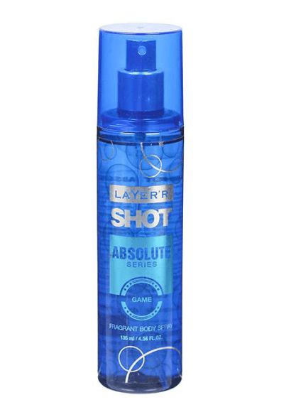 Layer'r Shot Absolute Series Game Body Spray 135ml