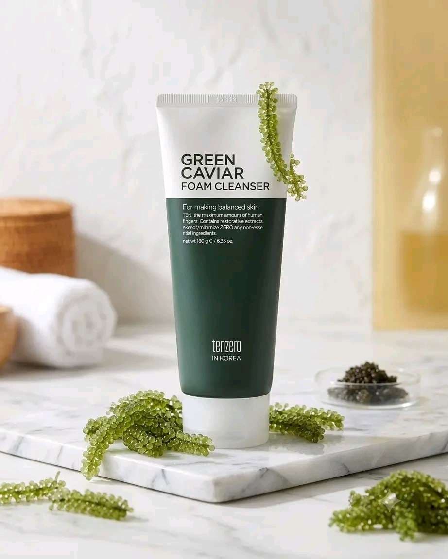Tenzero Green Caviar Foam Cleanser (180g)