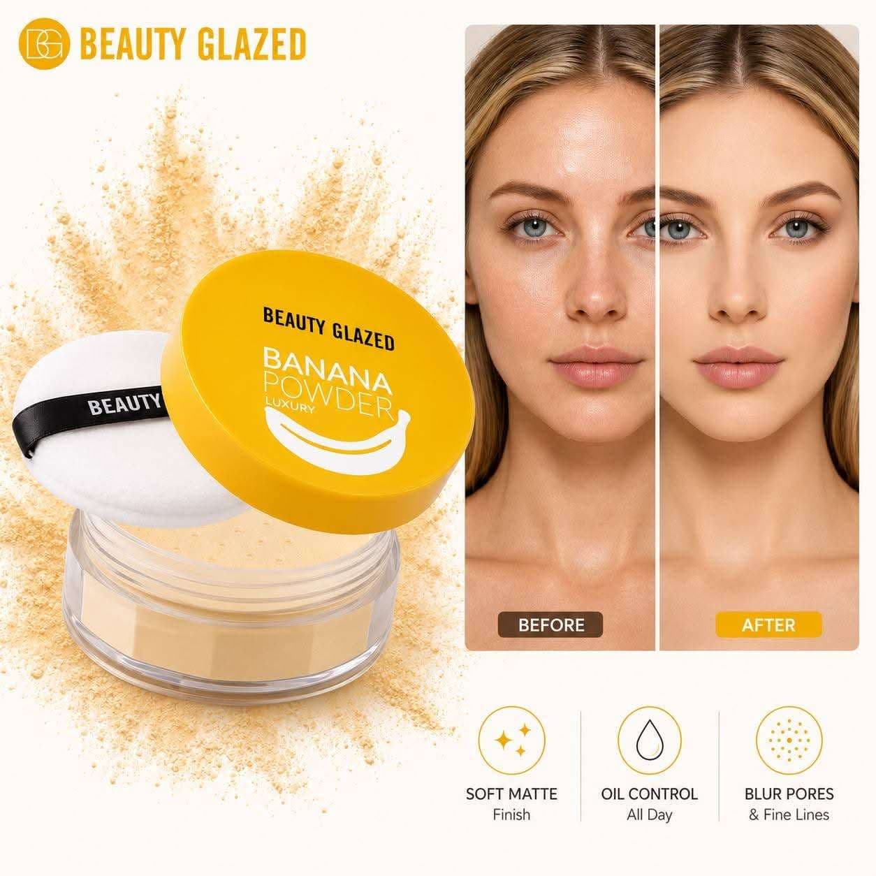 Beauty Glazed Banana Luxury Powder