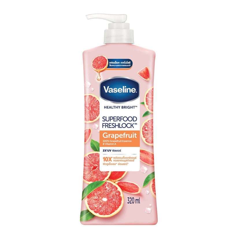 VASELINE Healthy Bright Superfood Freshloc Grapefruit Lotion – 320ml