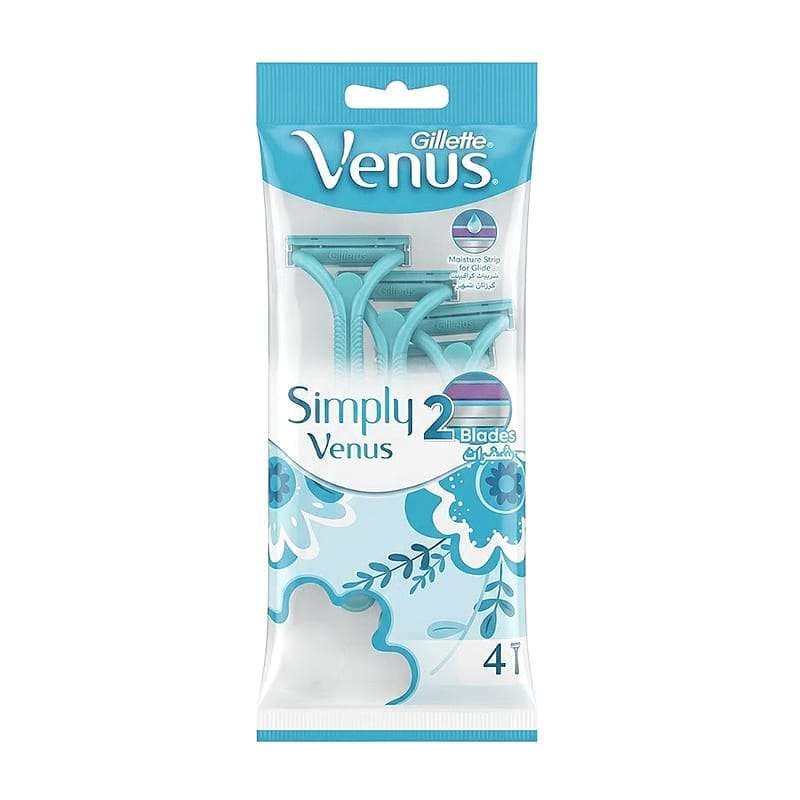 Gillette Simply Venus 2 Disposable Razors (4 Pack)