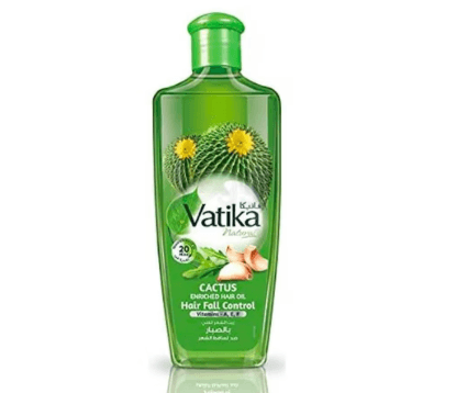 Vatika Naturals Cactus Enriched Hair Oil with Vitamins-A, E, F for Hairfall Control 300ml