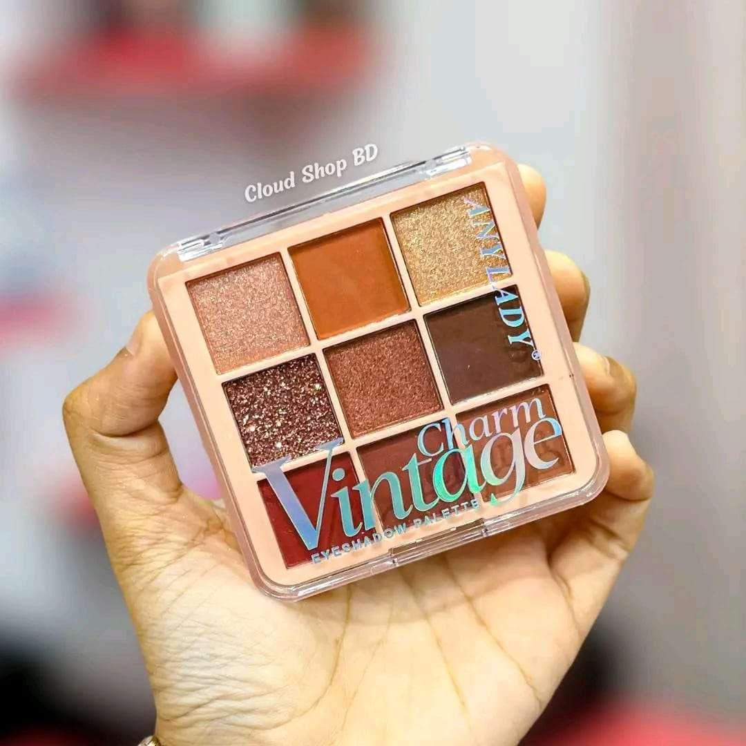 Anylady Vintage Charm 9-Color Eyeshadow Palette