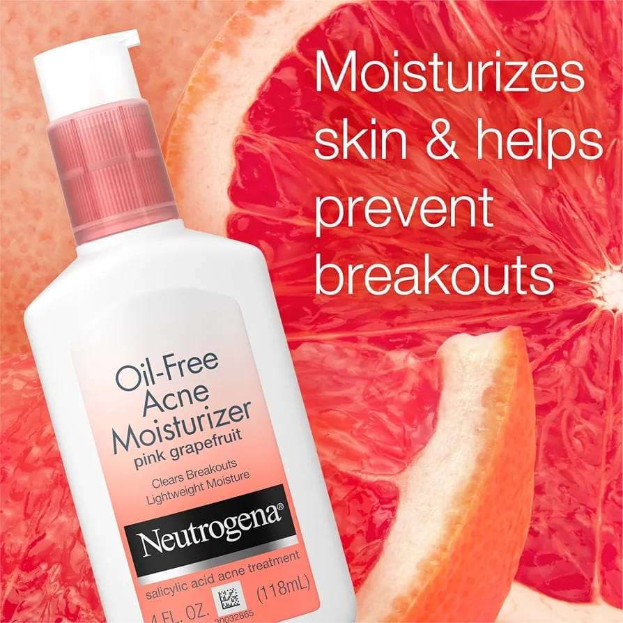 Neutrogena Oil-Free Acne Moisturuzer Pink Grapefruit 118ml