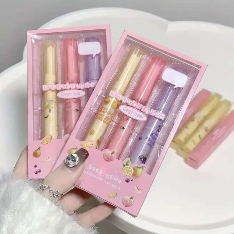 Gege bear Moisturizing Lip Balm Set