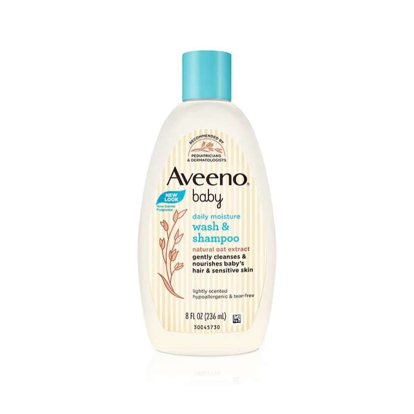 Aveeno Baby Daily Moisture Wash & Shampoo 236ml