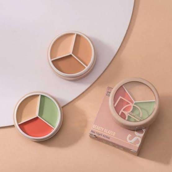 BEAUTY GLAZED 3 in 1 Full Coverage Concealer