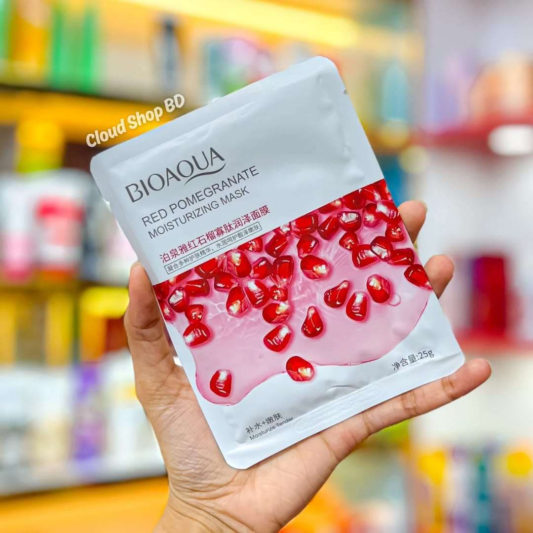 BIOAQUA Red Pomegranate Moisturizing Sheet Mask