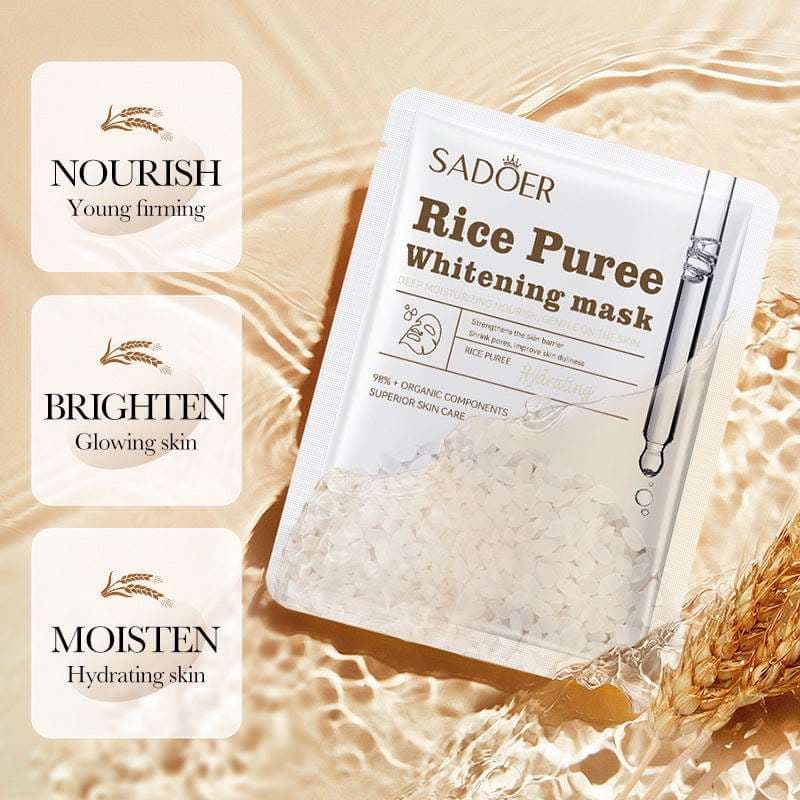 SADOER Rice Puree Whitening Facial Mask