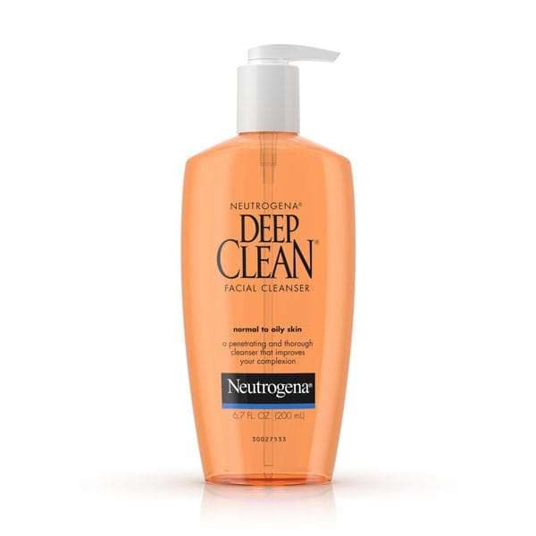 Neutrogena Deep Clean Facial Cleanser for Normal to Oily Skin (Made in USA) 200ml