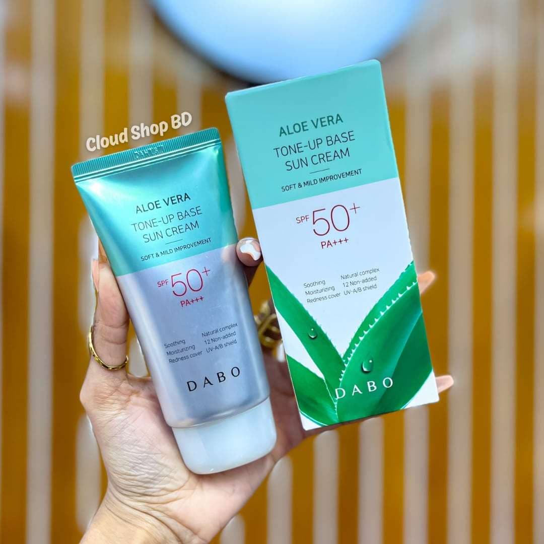 Dabo Aloe Vera Tone-Up Base Sun Cream - 70 ml