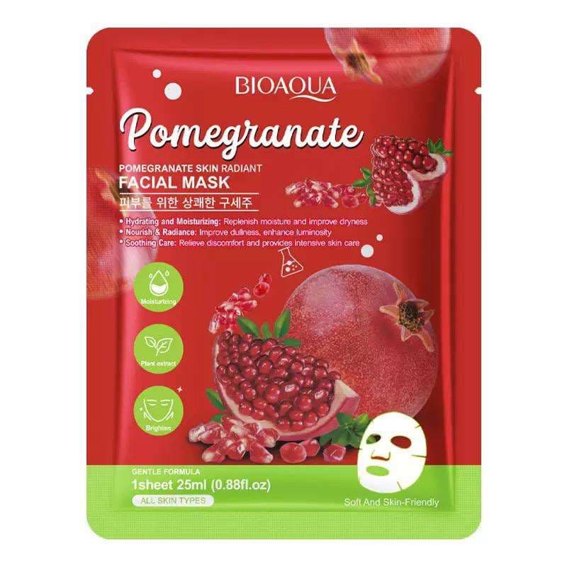 Bioaqua Pomegranate Skin Radiant Facial Mask