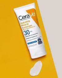 CeraVe Hydrating Mineral Sunscreen SPF 30 Face Lotion