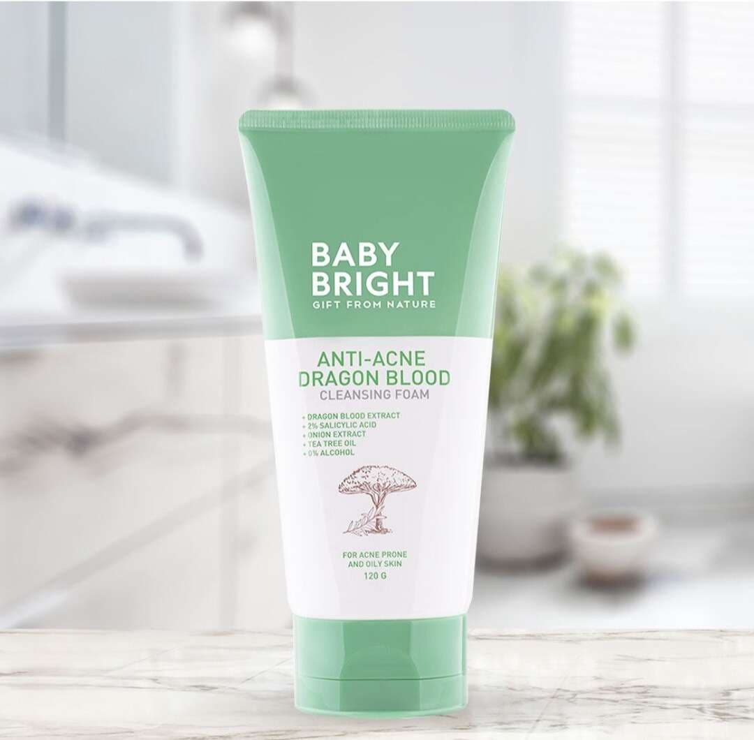 BABY BRIGHT Anti Acne Dragon Blood Cleansing Foam 120g