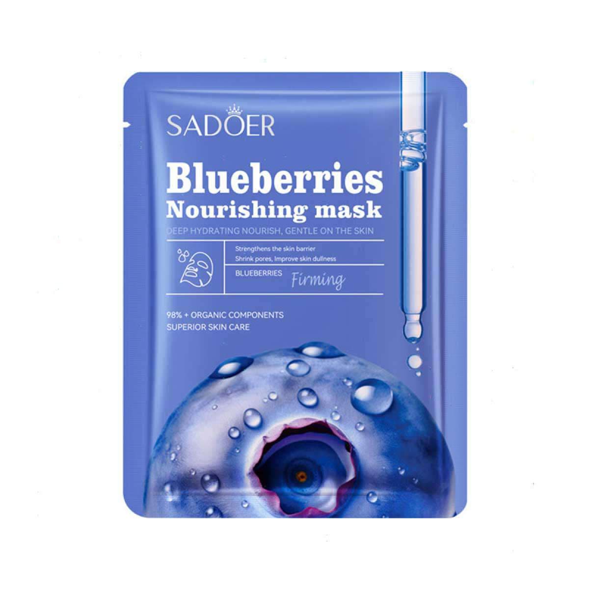 SADOER Blueberries Nourishing Facial Sheet Mask