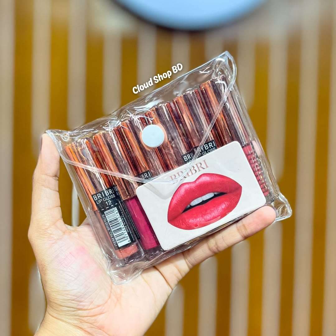 BRIBRI Matte Lip Gloss 6 Piece Set