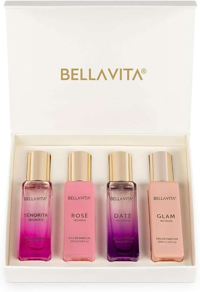 Bella Vita Organic Woman Perfume Gift Set For Women 6X