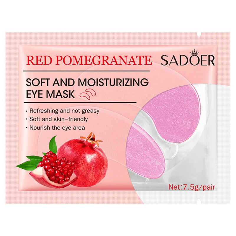 SADOER Red Pomegrante Eye Mask