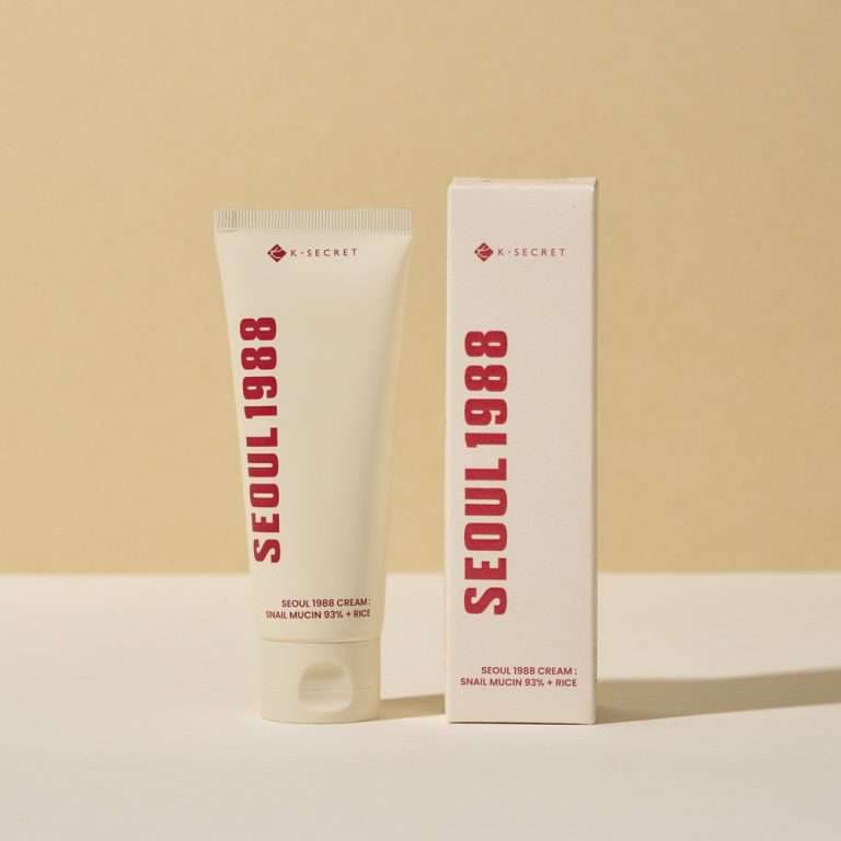 K-SECRET SEOUL 1988 Cream : Snail Mucin 93% + Rice – 100ml