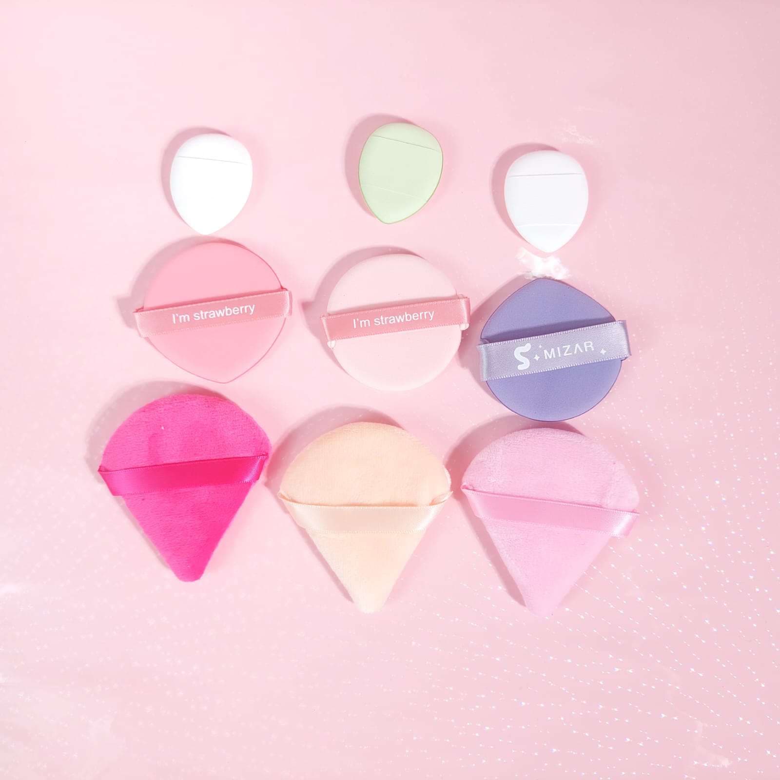 Kiss Lovely soft 9 Piece Makeup Puff Set 3 Shape Soft Cushion Puff 2