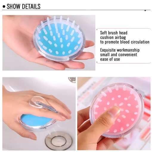 Silicone Scalp Massager Hair Shampoo Brush 2