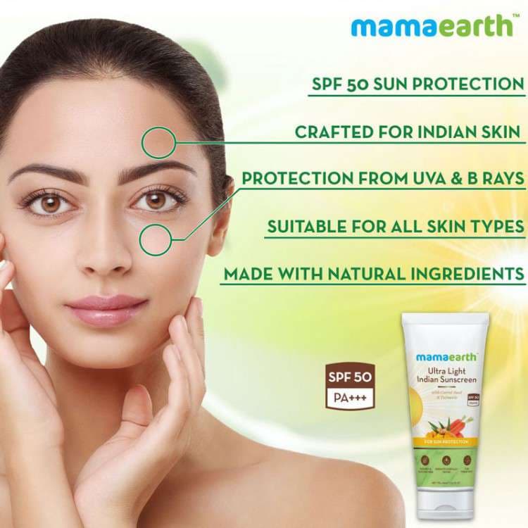 Ultra Light Indian Sunscreen with Carrot Seed, Turmeric and SPF 50 PA+++ – 2