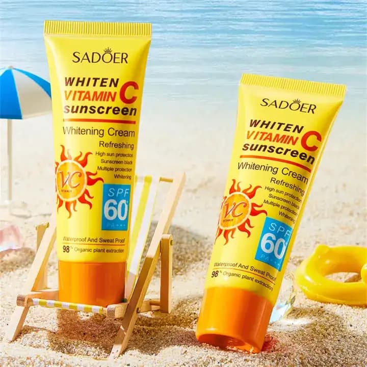 SADOER Whiten Vitamin C Sunscreen With SPF60+ PA+++ – 40g 2