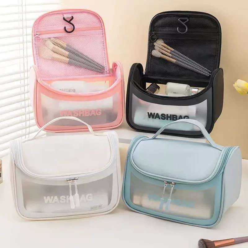 Multifunctional Transparent & Waterproof Cosmetics Bag for women 1 PC’s- Wash Bag 2