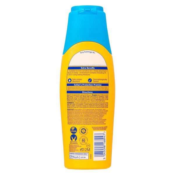Boots Soltan Kids Protect & Moisturise Lotion SPF50+ 200ml 2
