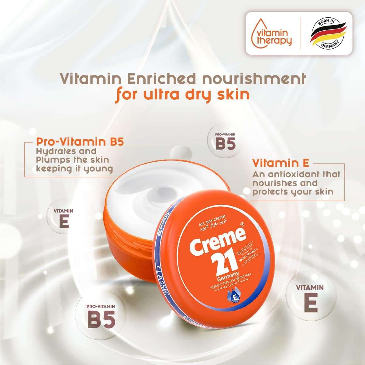 Creme 21 – All Day Germany Cream with Vitamin E 150 ml 2