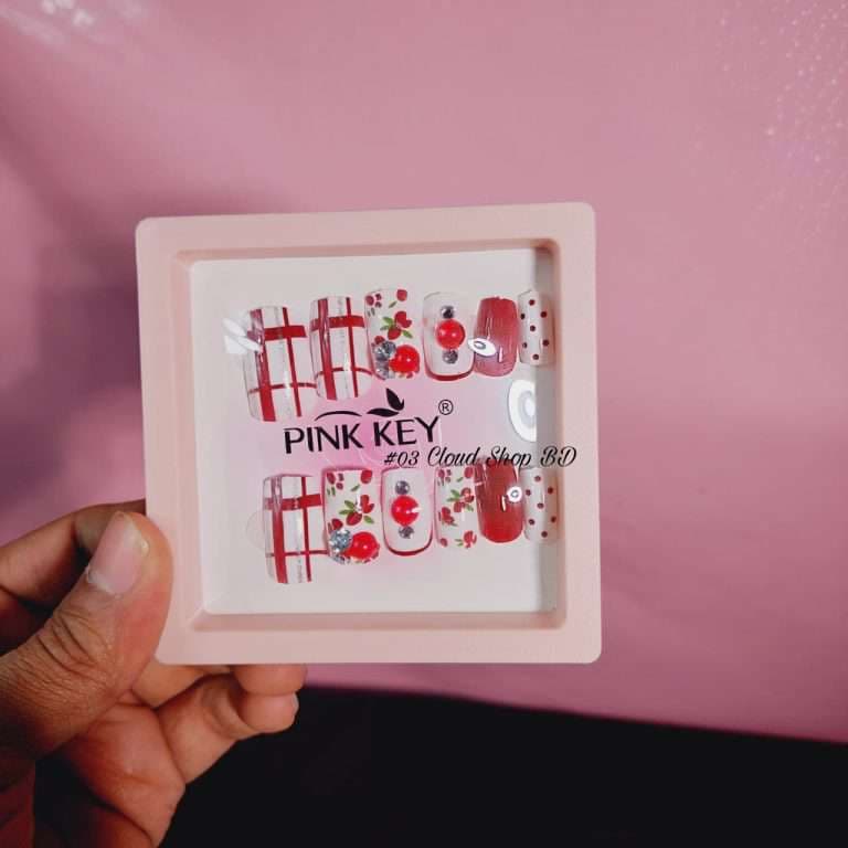 PINK KEY 12 Pcs Beautiful Nails Set 3