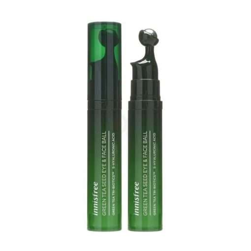 Innisfree Green Tea Seed Eye & Face Ball with Green Tree Tri-Biotics & 5-Hyaluronic Acid 3