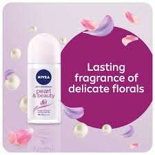 NIVEA Pearl and Beauty Deodorant Roll On – 50ml 2