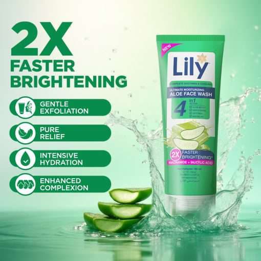 Lily Aloe Facewash 100ml 2