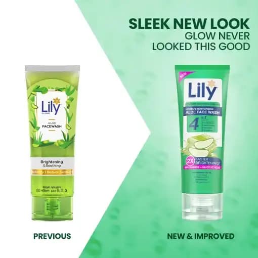 Lily Aloe Facewash 100ml 3