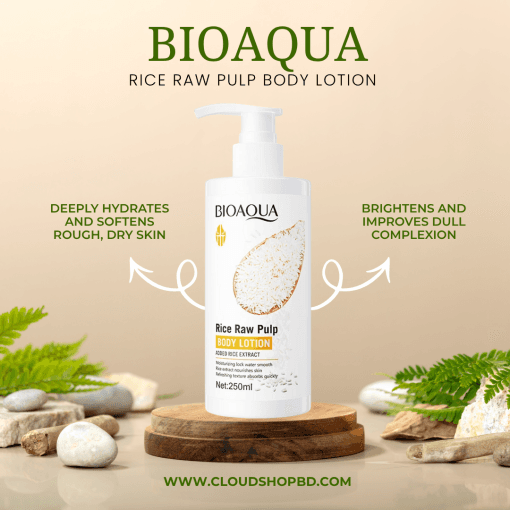BIOAQUA Rice Raw Pulp Body Lotion 250ml 3