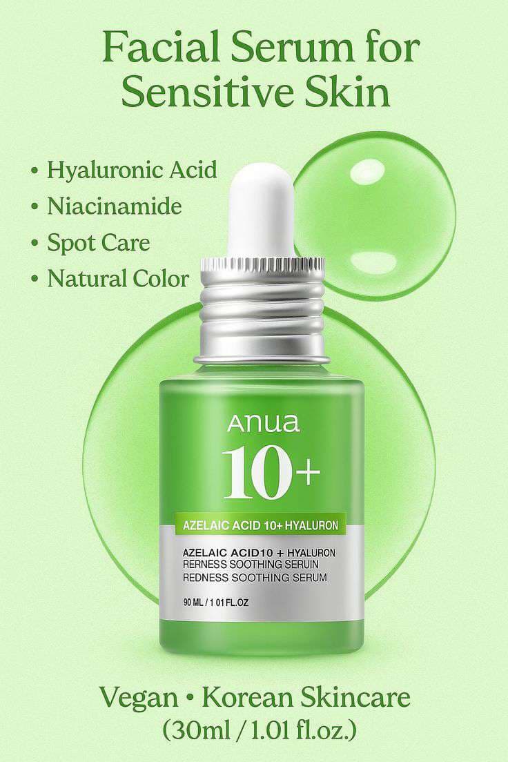 Anua 10+ Azelaic Acid + Hyaluron Redness Soothing Serum 10ml 2