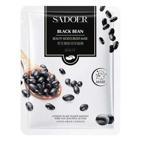SADOER Black Bean Beauty Moisturizer Facial Sheet Mask 2