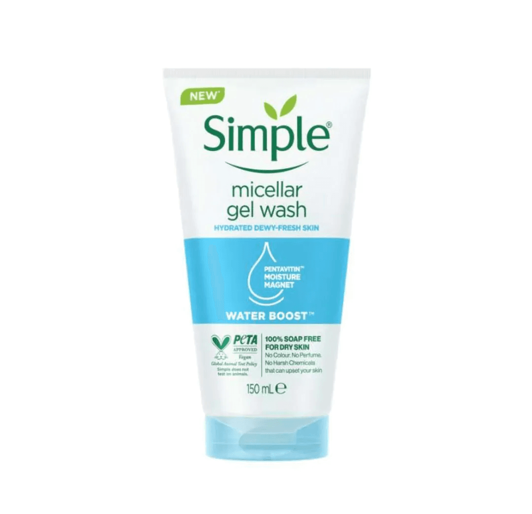 Simple Water Boost Micellar Facial Gel Wash 150ml 2